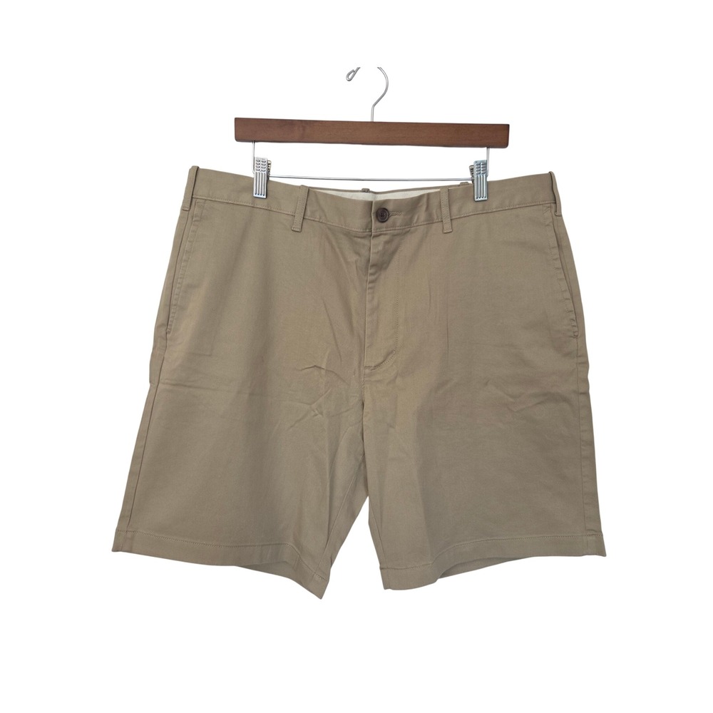 J. Crew Factory 9" Flex Chino Shorts Mens Size 38 Khaki‎ NWT H5020